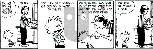 Calvin and Hobbes - Friday June 3, 1988 Comic Strip