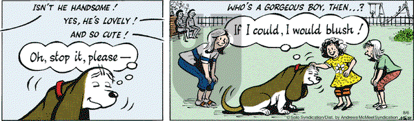Fred Basset on Monday August 6, 2018 Comic Strip