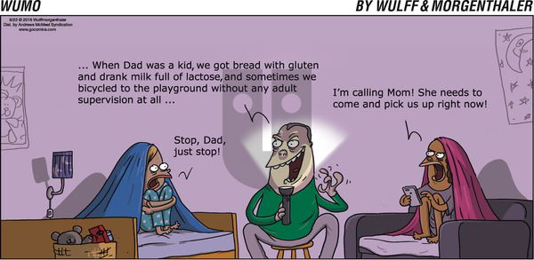 WuMo on Sunday September 23, 2018 Comic Strip