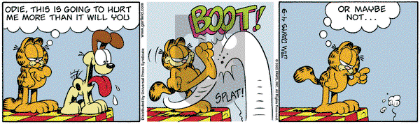 Garfield - Tuesday April 9, 2002 Comic Strip