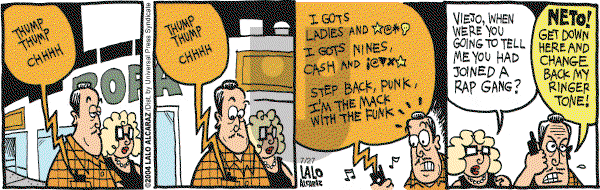 La Cucaracha on Tuesday July 27, 2004 Comic Strip