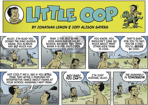 Alley Oop on Sunday March 17, 2019 Comic Strip