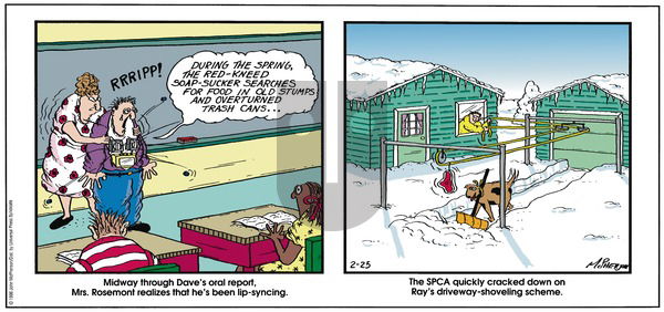 Close to Home on Sunday February 25, 1996 Comic Strip