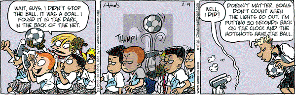 Cleats on Wednesday February 19, 2003 Comic Strip