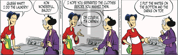 Baldo on Monday November 26, 2007 Comic Strip