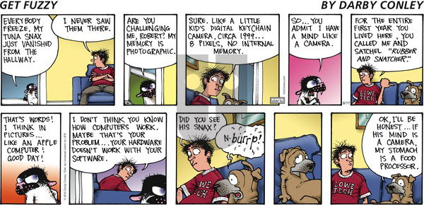 Get Fuzzy on Sunday June 17, 2012 Comic Strip