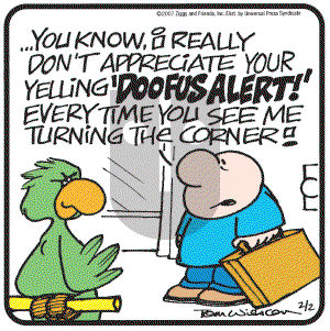 Ziggy - Friday February 2, 2007 Comic Strip