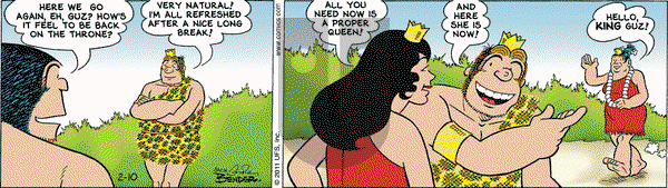 Alley Oop on Thursday February 10, 2011 Comic Strip
