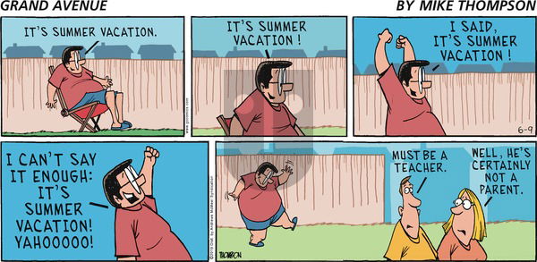 Grand Avenue on Sunday June 9, 2019 Comic Strip