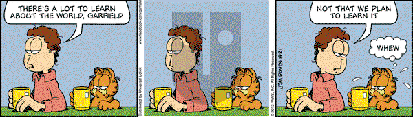 Garfield on Tuesday August 21, 2012 Comic Strip