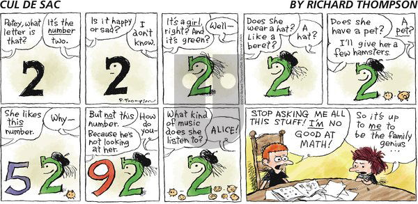 Cul de Sac on Sunday July 1, 2012 Comic Strip