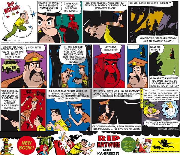 Rip Haywire on Sunday June 28, 2015 Comic Strip