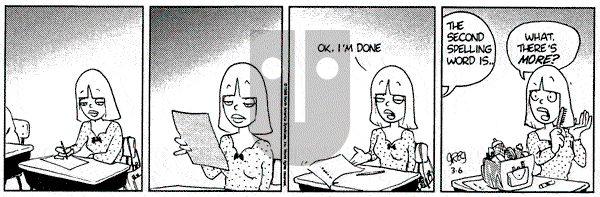 Luann on Wednesday March 6, 1996 Comic Strip