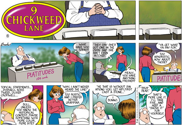 9 Chickweed Lane on Sunday September 10, 2006 Comic Strip