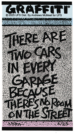 Graffiti on Wednesday June 25, 2025 Comic Strip