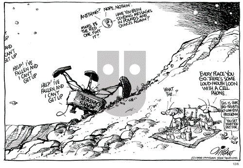 Pat Oliphant on Monday December 6, 1999 Comic Strip