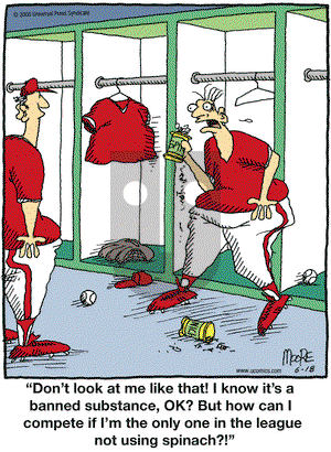 In the Bleachers on Saturday June 18, 2005 Comic Strip