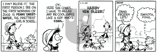 Grand Avenue on Tuesday January 1, 2002 Comic Strip
