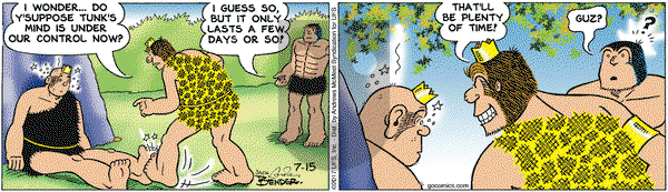 Alley Oop on Saturday July 15, 2017 Comic Strip