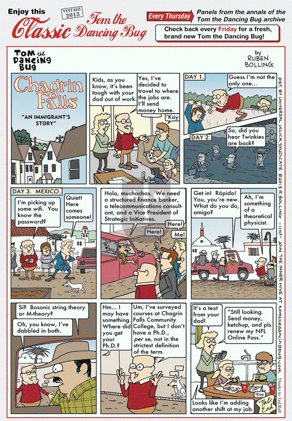 Tom the Dancing Bug on Thursday January 9, 2020 Comic Strip