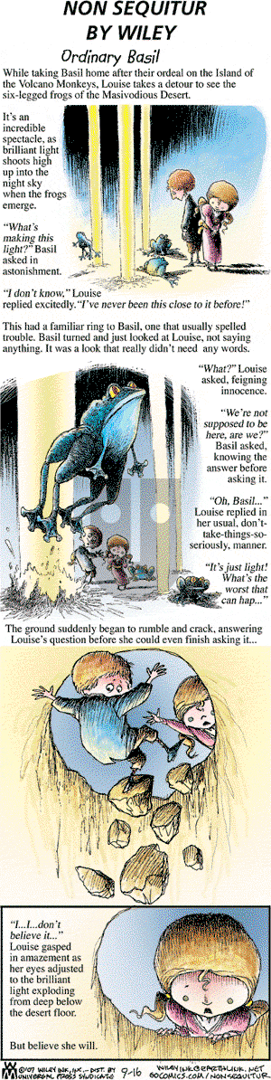 Non Sequitur on Sunday September 16, 2007 Comic Strip