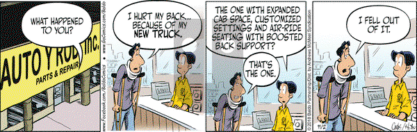 Baldo on Friday November 2, 2018 Comic Strip