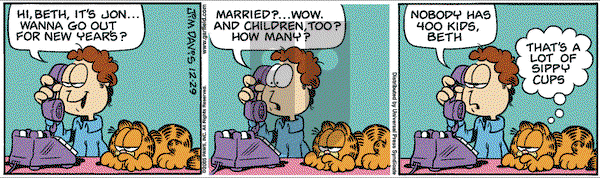 Garfield on Thursday December 29, 2005 Comic Strip