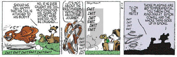 Over the Hedge on Friday June 16, 2006 Comic Strip