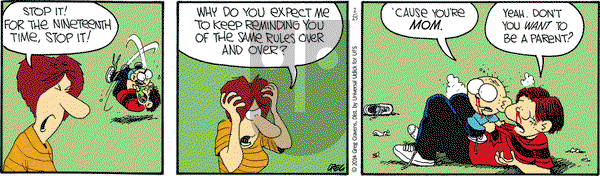 The Buckets on Tuesday February 25, 2014 Comic Strip