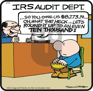 Ziggy on Monday March 16, 2015 Comic Strip