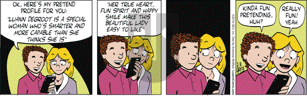 Luann on Friday February 8, 2019 Comic Strip