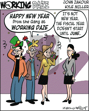 Working Daze on Monday January 1, 2007 Comic Strip