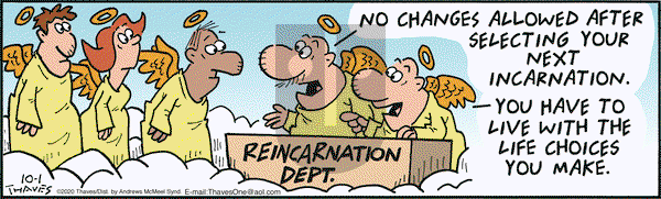 Frank and Ernest on Thursday October 1, 2020 Comic Strip