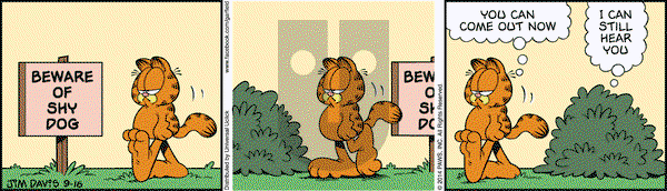 Garfield on Tuesday September 16, 2014 Comic Strip
