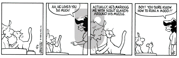 Arlo and Janis on Friday April 3, 1998 Comic Strip