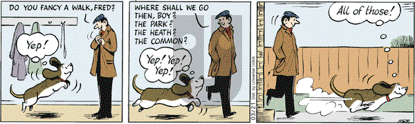 Fred Basset on Wednesday March 21, 2012 Comic Strip