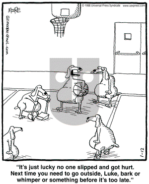 In the Bleachers on Monday January 12, 1998 Comic Strip