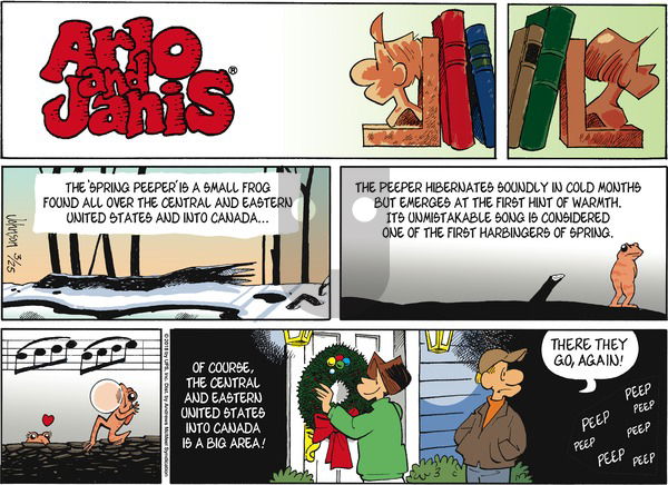 Arlo and Janis on Sunday March 25, 2018 Comic Strip