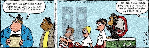 Cleats on Saturday April 26, 2008 Comic Strip