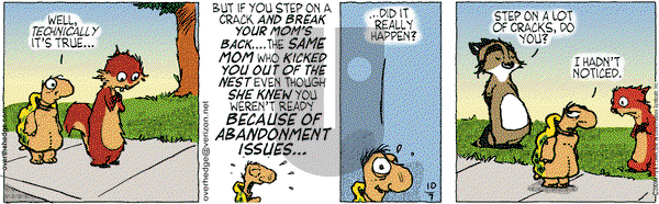 Over the Hedge on Wednesday October 7, 2009 Comic Strip
