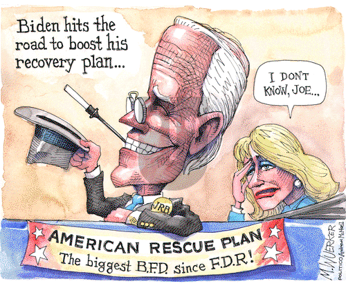 Matt Wuerker on Tuesday March 16, 2021 Comic Strip