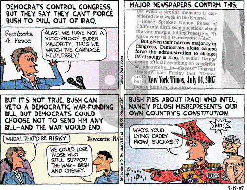 Ted Rall on Thursday July 19, 2007 Comic Strip