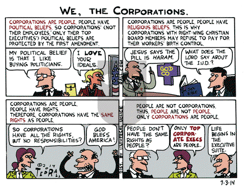 Ted Rall on Thursday July 3, 2014 Comic Strip