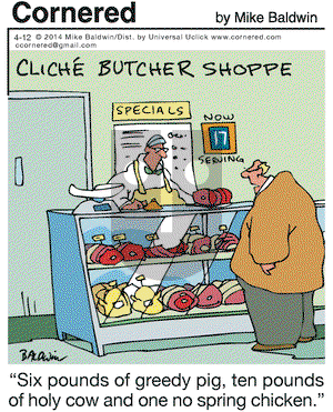 Cornered on Saturday April 12, 2014 Comic Strip