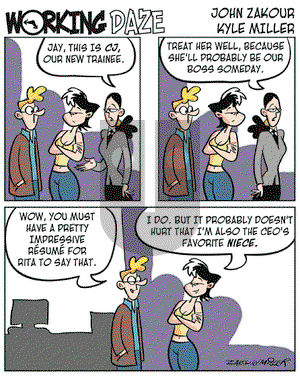 Working Daze on Friday March 4, 2005 Comic Strip