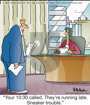 Cornered on Tuesday March 18, 2025 Comic Strip