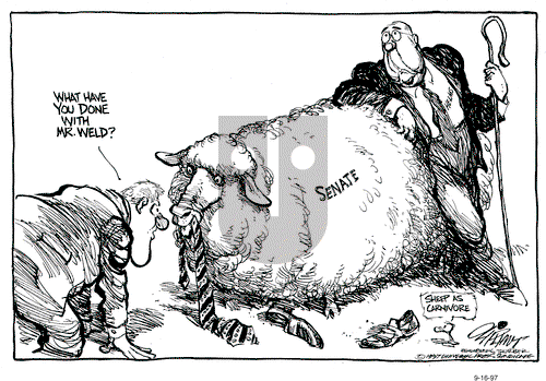 Pat Oliphant on Tuesday September 16, 1997 Comic Strip