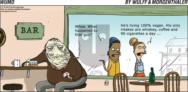 WuMo on Sunday July 7, 2019 Comic Strip