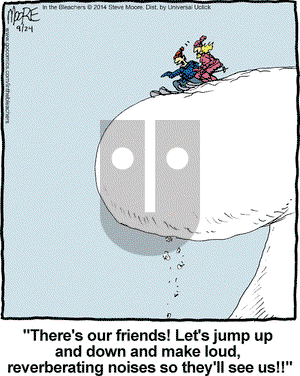 In the Bleachers on Wednesday September 24, 2014 Comic Strip