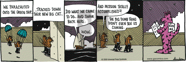 Overboard on Saturday July 25, 2009 Comic Strip